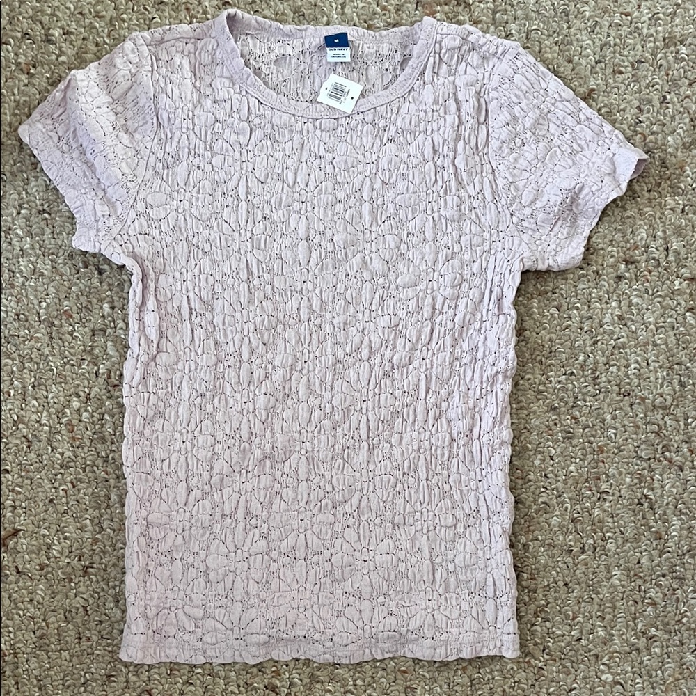 Old Navy Textured Short Sleeve Tee